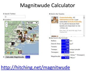 Magnitwude Calculatorhttp://hitching.net/magnitwude