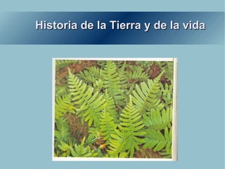 Historia de la Tierra y de la vida 