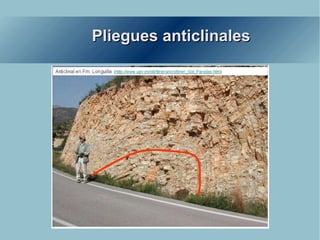 Pliegues anticlinales 