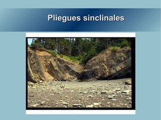 Pliegues sinclinales 