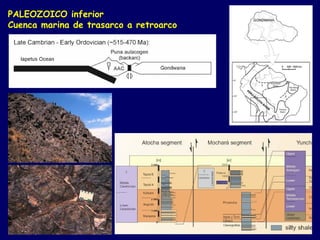 PALEOZOICO inferior
Cuenca marina de trasarco a retroarco
 