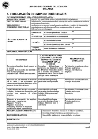 Geología del petróleo