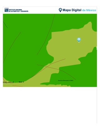 Mapa Digital de México: Geospatial Data and Coordinates Overview | PDF