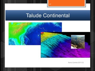 Talude Continental
Nuno Correia 2011/12
37
 