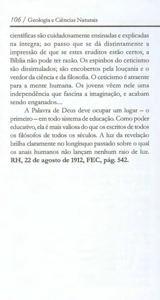 Geologia & ciências naturais