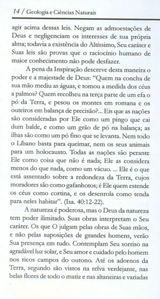 Geologia & ciências naturais