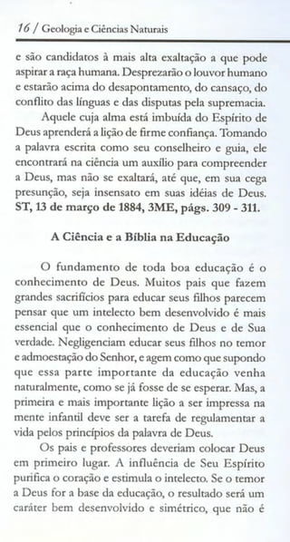 Geologia & ciências naturais