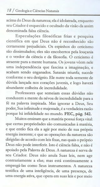 Geologia & ciências naturais