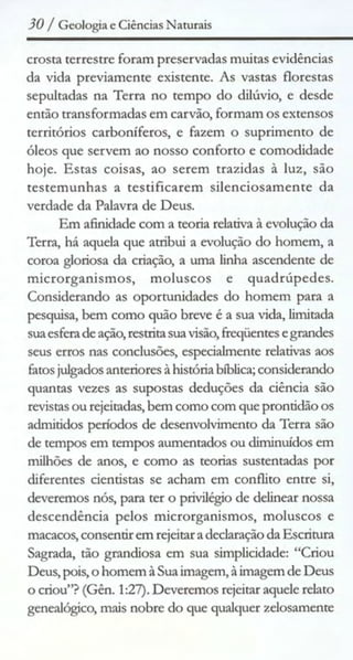 Geologia & ciências naturais