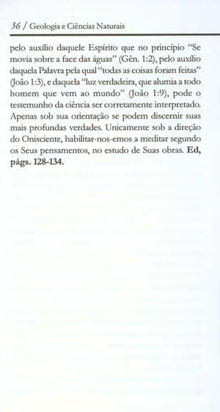 Geologia & ciências naturais