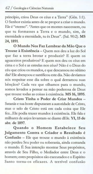 Geologia & ciências naturais