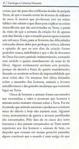 Geologia & ciências naturais