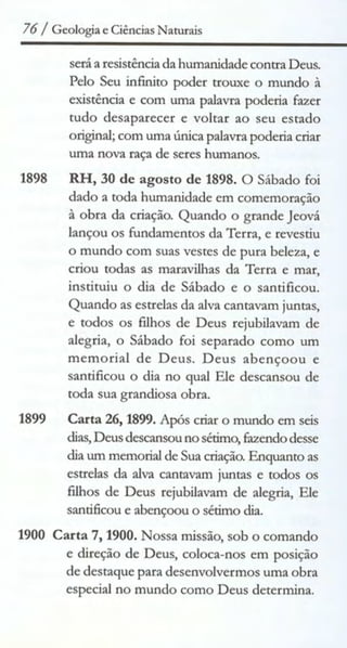 Geologia & ciências naturais