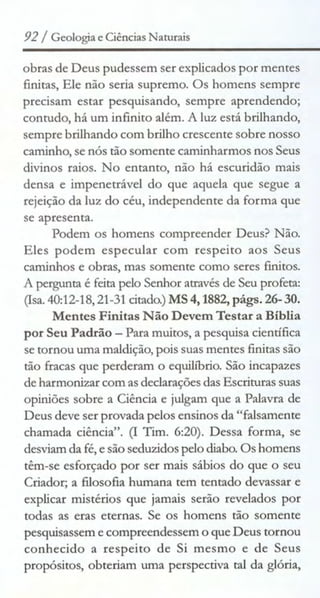 Geologia & ciências naturais