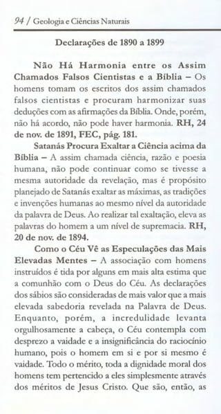 Geologia & ciências naturais