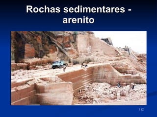 Rochas sedimentares - arenito 
