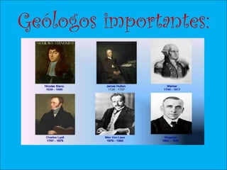 Geólogos importantes:
 