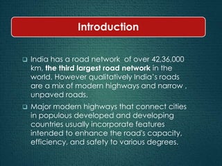 Geological challenges & ecological effects of highway construction | PPTX