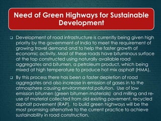 Geological challenges & ecological effects of highway construction | PPTX