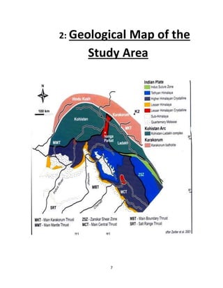 7
2: Geological Map of the
Study Area
 