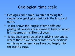 Geological time scale | PPTX