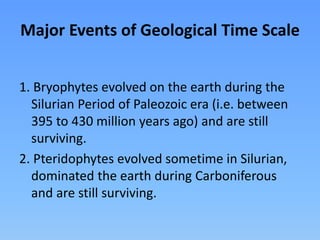 Geological time scale | PPTX