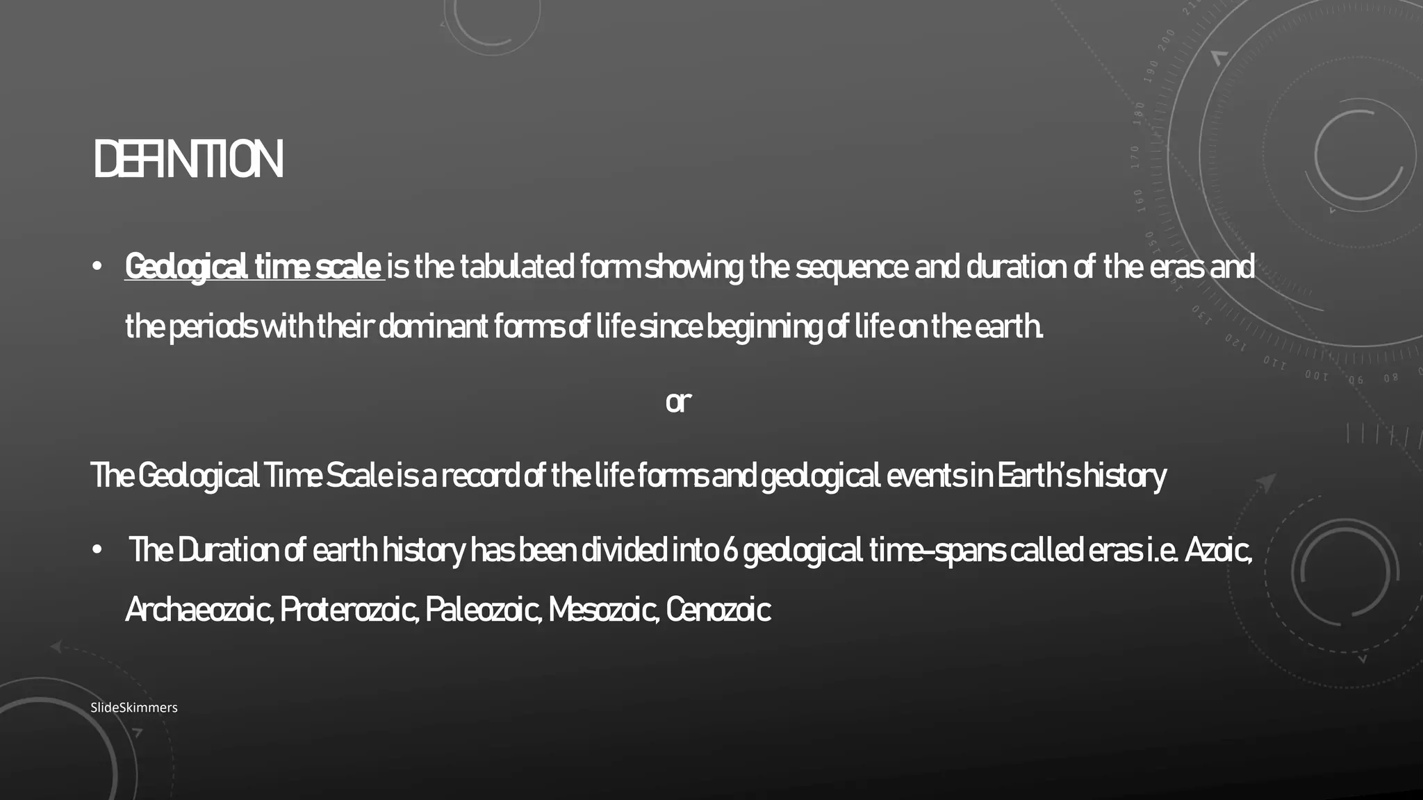 Geological Time Scale | PPTX