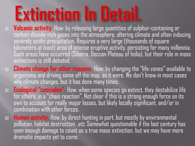 Geological time scale extinction. converted | PPT