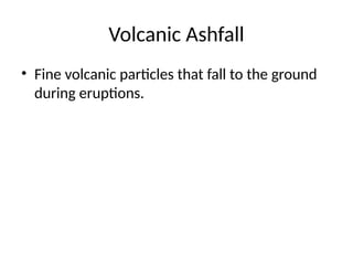 geologic hazard and its types definiton\\\ | PPTX