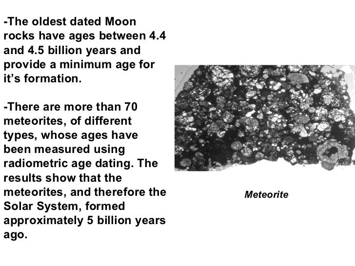 radioactive dating has revealed that moon rocks are more than radioactive dating has revealed that moon rocks are more than