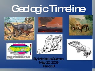 Geologic Timeline By Maricella Guzman May 20, 2009 Period 8 