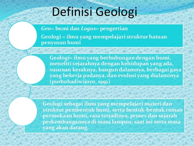 Geologi dasar