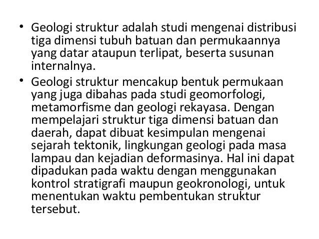 kesimpulan kejadian 3 Geologi struktur kesimpulan kejadian 3 Geologi struktur