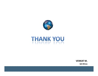 VENKAT M.
  QA-Minex
 