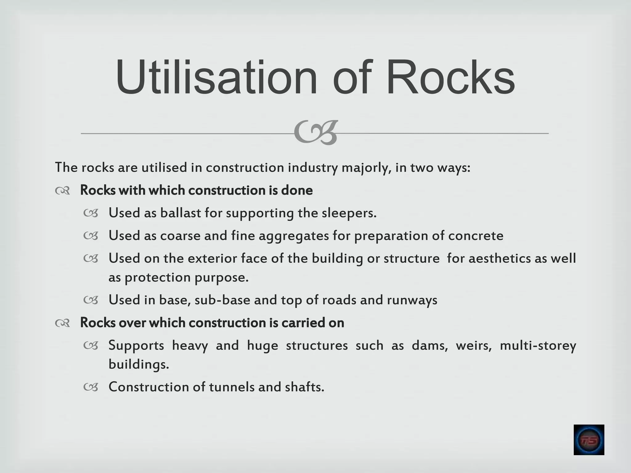 The Importance Of Rocks Geology Rocks | PPTX