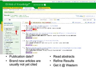 Publication date? Brand new articles are usually not yet cited Read abstracts Refine Results Get it @ Western 