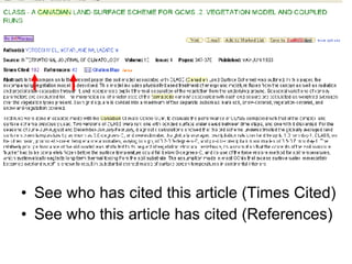 See who has cited this article (Times Cited) See who this article has cited (References) 