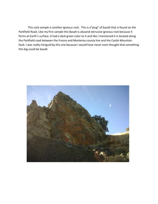 Field/Lab Assignment Part I