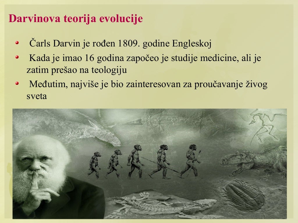 Geološka doba i teorije o organskoj evoluciji