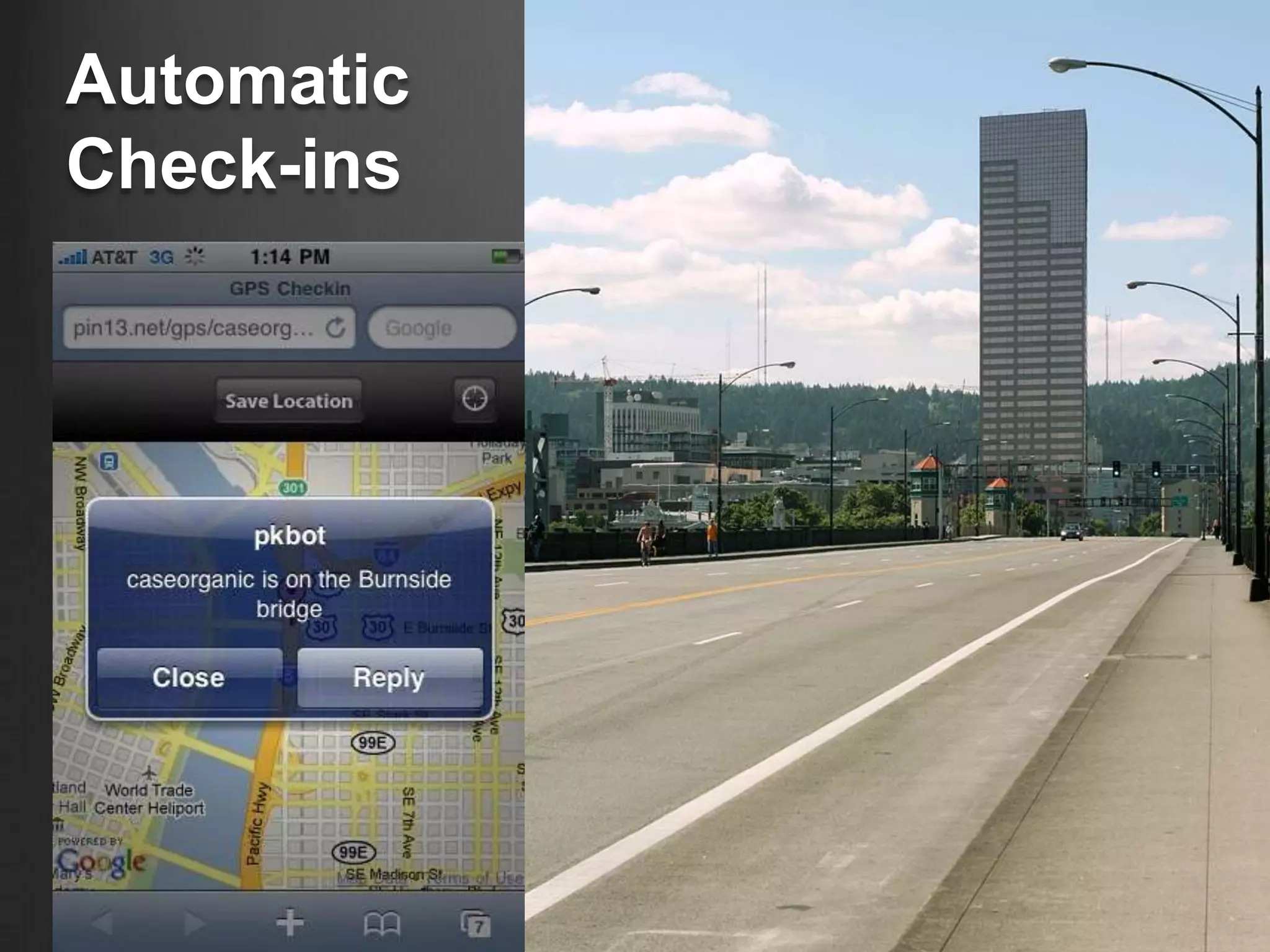 Ambient user inputUser’s locationTime of day Current speed (slow or fast?)Average speed over time (driving vs. walking) Prior actions (clicks, subscriptionsUser’s friends on another platform
