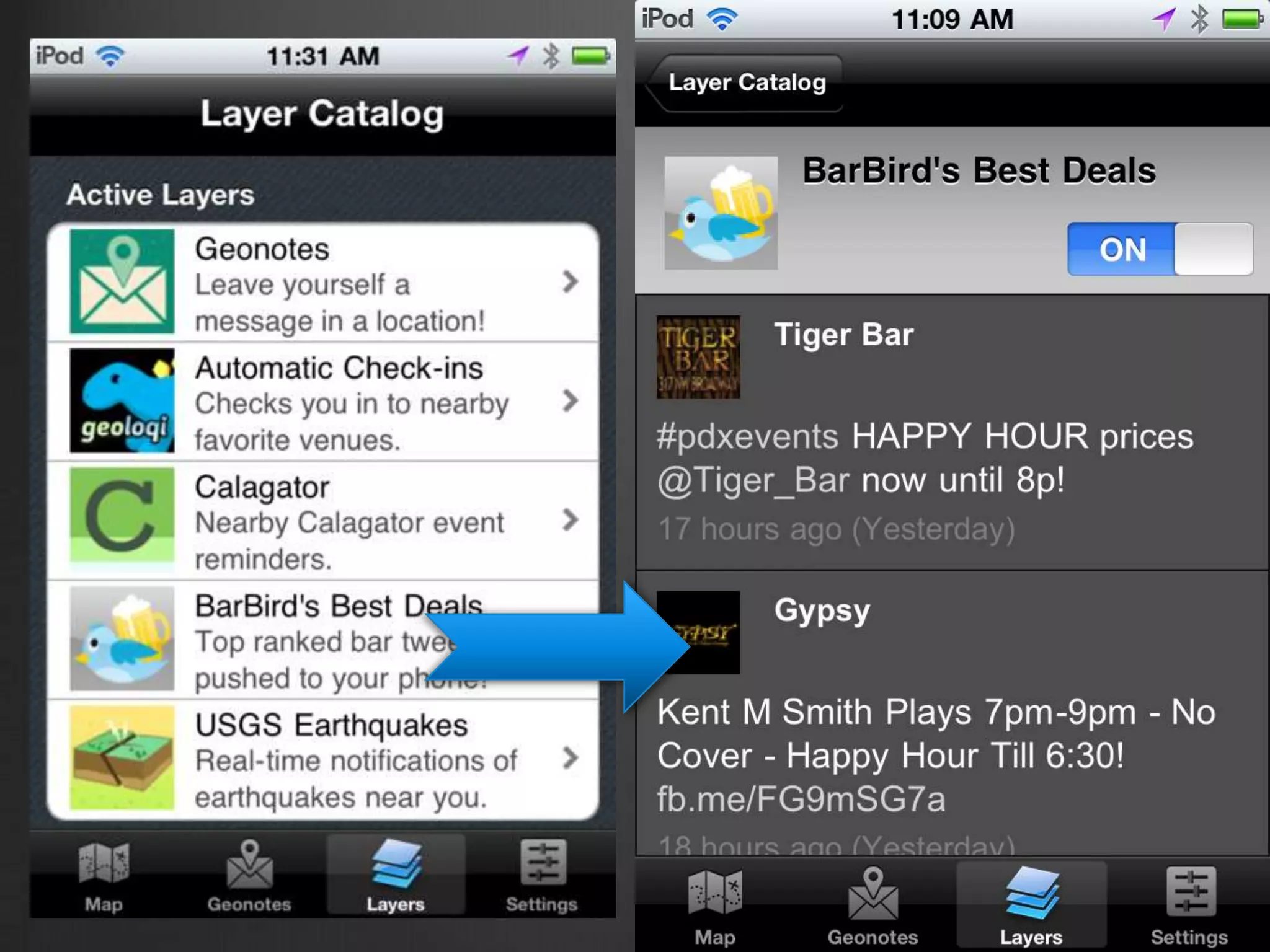 Base-location application