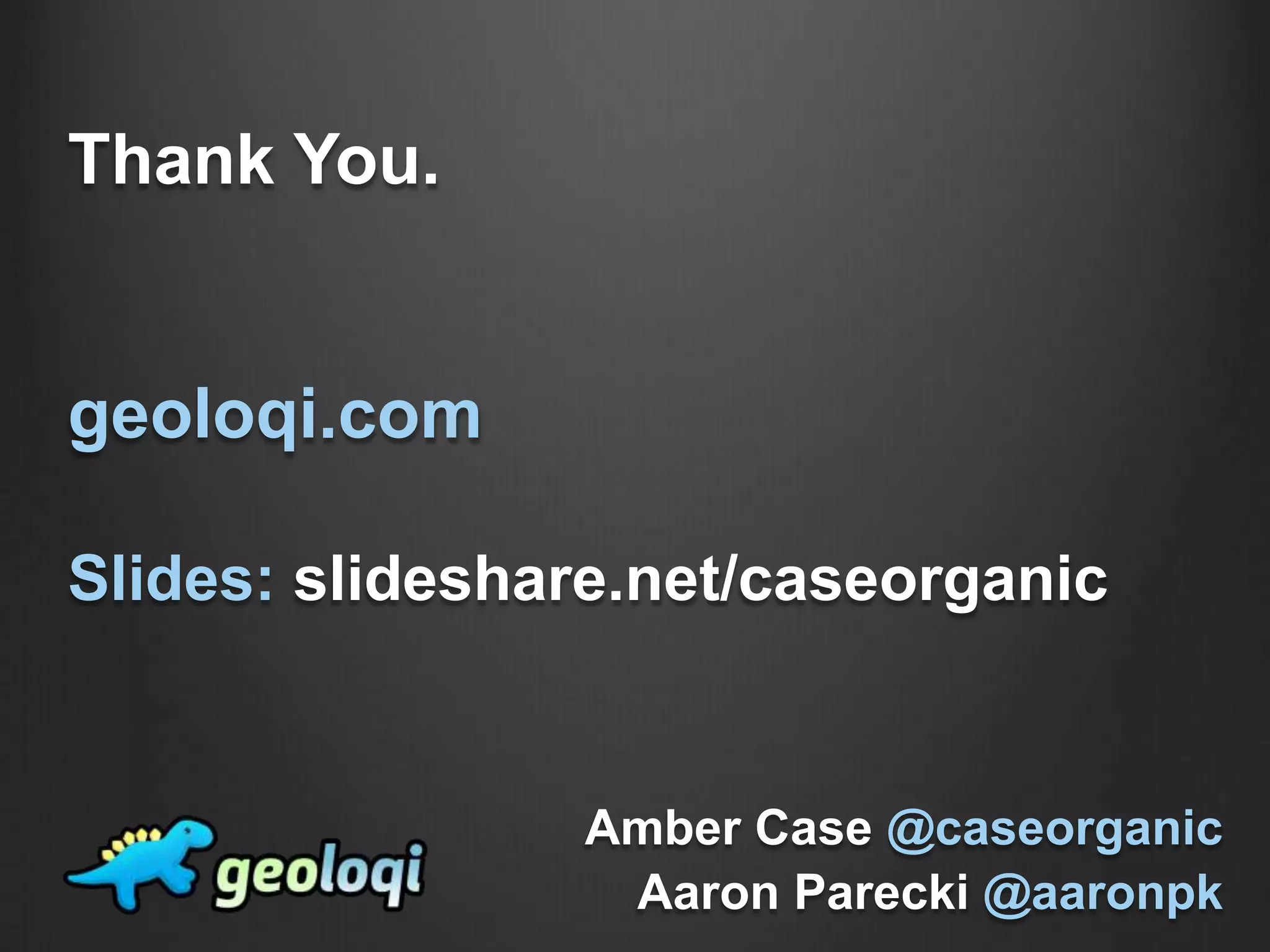 slideshare.net/caseorganicThis!