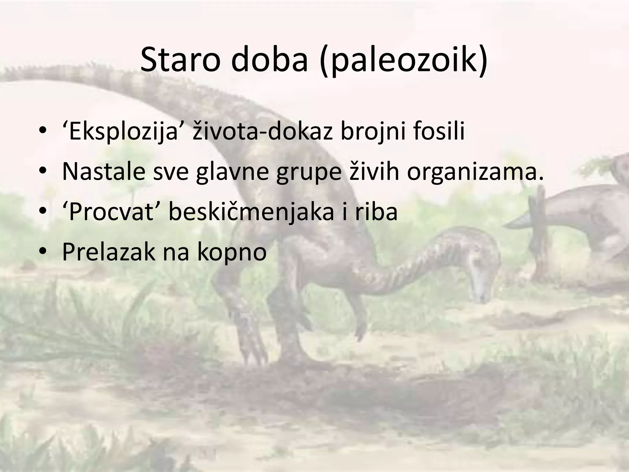 Geološka doba | PPTX