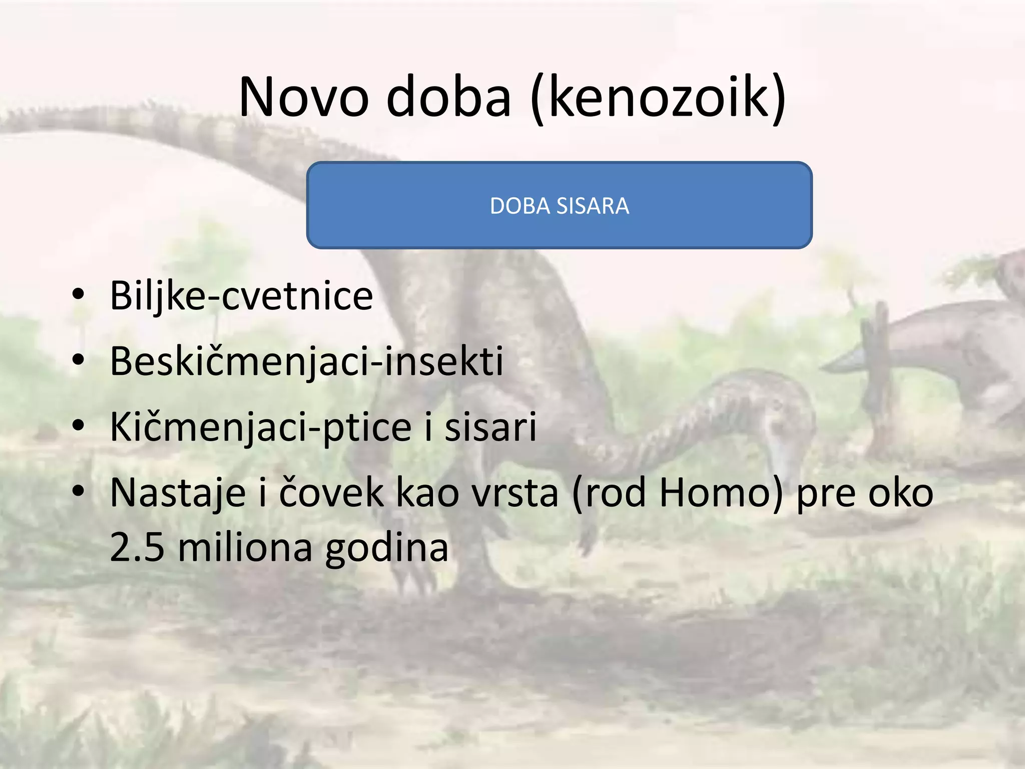 Geološka doba | PPTX