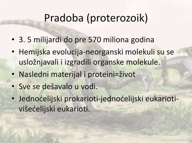Geološka doba | PPTX