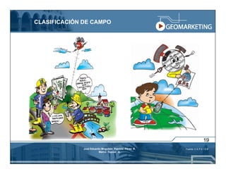 CLASIFICACIÓN DE CAMPO




                                                                        19
              José Eduardo Mogollón Patricio Pérez R.   Fuente: C E P E I G E
                         Marco Tupiza A.
 