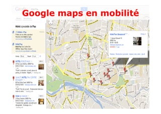 Google maps en mobilité
 