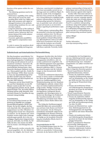 Geomechanicals and Tunneling