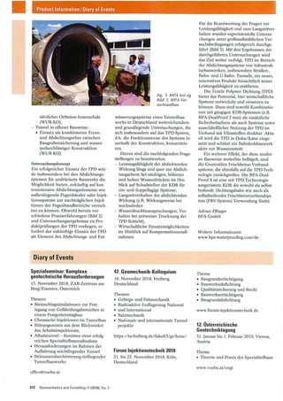 Geomechanicals and Tunneling