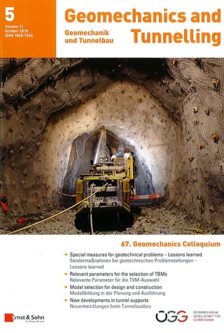 Geomechanicals and Tunneling